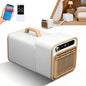  Climatiseur Split Portable 1500W, Climatiseur De Tente Silencieux <40dB Pour Camping Avec Minuteur 12H, Télécommande Tactile & Commande App, Pour Camping-Car & Caravane 1m-Pipe