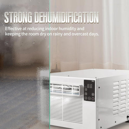  Climatiseur Portable Avec Refroidissement Rapide Et Déshumidificateur, Unité Compacte Pour La Chambre, La Cuisine, La Location, Le Dortoir Et L'utilisation Avec Moustiquaire