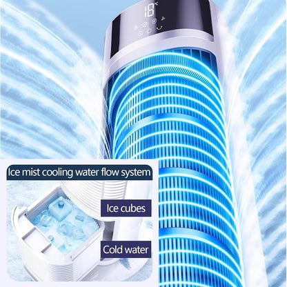 GENERIC Climatiseur Portable Pour Chambre, Fonctionnement Silencieux à 3 Vitesses, Idéal Pour Les Chambres à Coucher, Garage, Patio Avec Réservoir D'eau, Refroidissement Efficace énergétique, 5000 BTU