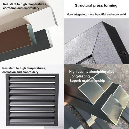  Housse En Aluminium Pour Unité De Climatisation Extérieure – Protection Résistante Aux Intempéries Pour L'installation De Pompe à Chaleur – Bouclier De Clôture Pour Climatiseurs – Protection
