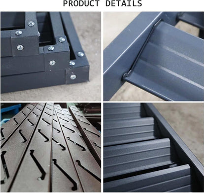  Housse De Protection Pour Climatiseur Extérieur En Aluminium Résistant Aux Intempéries - Clôture Décorative Autoportante Pour Unités AC Et Poubelles - Protection Contre Les Intempéries