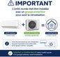  DSTOCK60 - Unité Intérieure Climatiseur Mural Multi-Split Inverter Réversible 3.5 KW Compatible Midea MSAGBU-12HRFN8 - ATTENTION : Il Faut Installer Un Groupe Extérieur Avec Pour Avoir La Clim!!