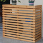 GENERIC Bonsai Design Housse En Bois Pour Climatiseur – Protection Pour Unité Extérieure | Cadre AC élégant Pour Différents Réglages | Solution Résistante Aux Intempéries Et élégante