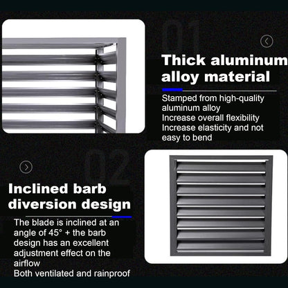 GENERIC Housse Robuste En Aluminium Pour Climatiseur – Réduction Du Bruit Et Clôture Antivol Pour Unités Extérieures – Solution élégante De Protection Et De Dissimulation Pour Radiateur AC
