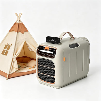  Climatiseur Portable Tente 5000 BTU, Unité De Climatisation Portable Basse Consommation Pour Une Utilisation Intérieure Et Extérieure, Solution De Refroidissement Rapide Pour Camping AC220V