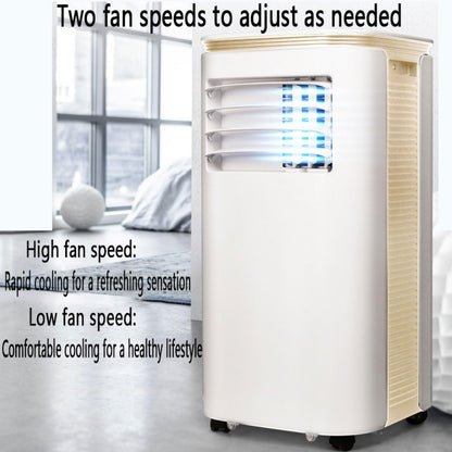 GENERIC Climatiseur Portable, Petit Climatiseur Avec Déshumidificateur, Refroidit 30 M², Climatiseur Mobile Silencieux Avec Kit De Fenêtre Et Télécommande, Oscillant, 2 Vitesses, 3 Modes, Minuterie 24 H