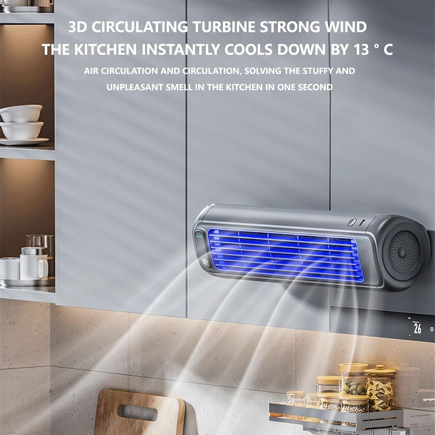  Sherum Climatiseur 3.0, Serum Cooling Ace 3.0, Shirem Cooling Ace, Serum Cooling Ace Climatiseur, Climatiseur Portable Rechargeable, Climatiseur Portable Rechargeable, [Classe énergétique A+] (Gris)