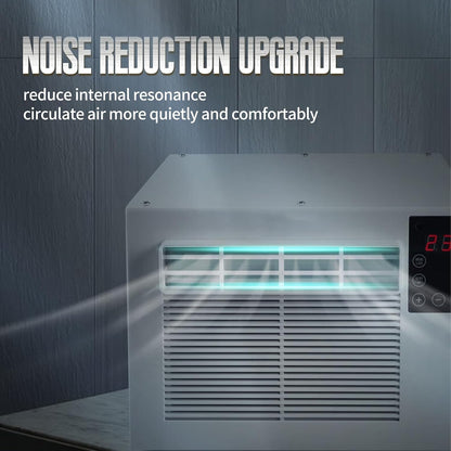 Climatiseur Portable Avec Refroidissement Rapide Et Déshumidificateur, Unité Compacte Pour La Chambre, La Cuisine, La Location, Le Dortoir Et L'utilisation Avec Moustiquaire
