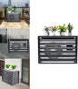 GENERIC Housse D'extérieur Résistante Aux Intempéries 110 X 80 X 60 Cm – Pompe à Chaleur Et Ion Climatiseur – Grille Inclinée à 45° Pour Une Meilleure Circulation De L'air Et Une Meilleure Dissipation De La